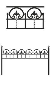Кованая ограда AM5052