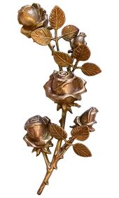 Ветка роз с изгибом цветы и бутоны AM5731 - Страница 2