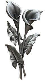 Каллы AM5728 цвет серебро