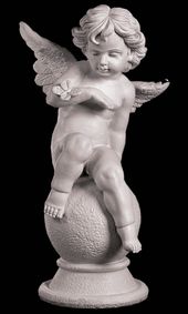 Ангел на шаре с бабочкой AM5925