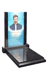 Европейский памятник с портретом на стекле AM6803