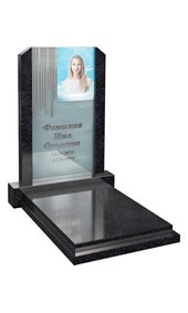 Европейский памятник с портретом на стекле AM6805
