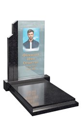 Европейский памятник с портретом на стекле AM6806