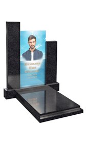 Европейский памятник с портретом на стекле AM6807