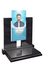 Европейский памятник с портретом на стекле AM6818