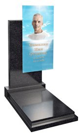 Европейский памятник с портретом на стекле AM6821