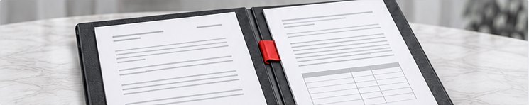 Договор и Спецификация в раскрытой папке
